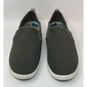 Olukai Hale’iwa Slip-On Sneakers Green Mesh Size 9